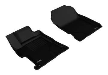 Picture of 3D MAXpider ACE Kagu-Front-Black Floor Mats - L1HD06311509