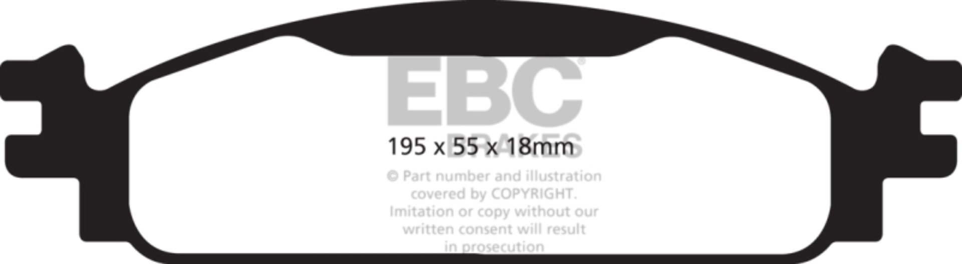 Picture of EBC Redstuff Brake Pad Sets - DP31825C