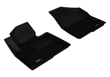 Picture of 3D MAXpider ACE Kagu-Front-Black Floor Mats - L1HY01711509
