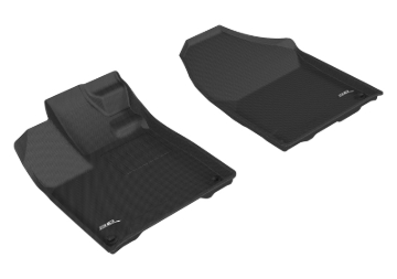 Picture of 3D MAXpider ACE Kagu-Front-Black Floor Mats - L1HD08311509