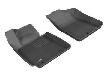 Picture of 3D MAXpider ACE Kagu-Front-Black Floor Mats - L1HY02011509