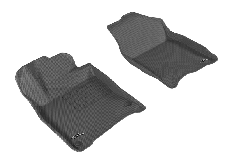 Picture of 3D MAXpider ACE Kagu-Front-Black Floor Mats - L1HD07411509