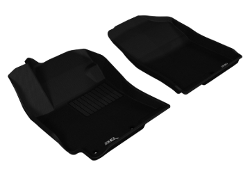 Picture of 3D MAXpider ACE Kagu-Front-Black Floor Mats - L1HY02211509