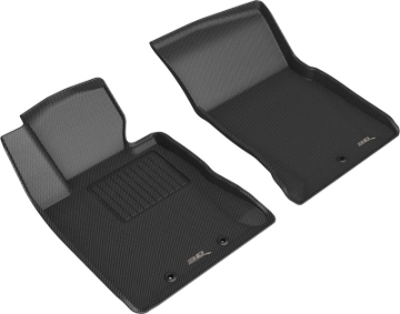 Picture of 3D MAXpider ACE Kagu-Front-Black Floor Mats - L1HY02311509