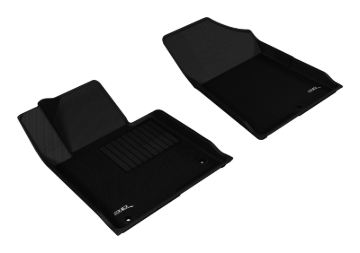 Picture of 3D MAXpider ACE Kagu-Front-Black Floor Mats - L1HY05111509