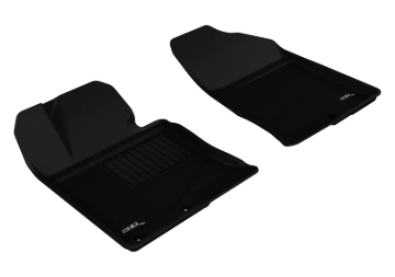 Picture of 3D MAXpider ACE Kagu-Front-Black Floor Mats - L1HY03811509