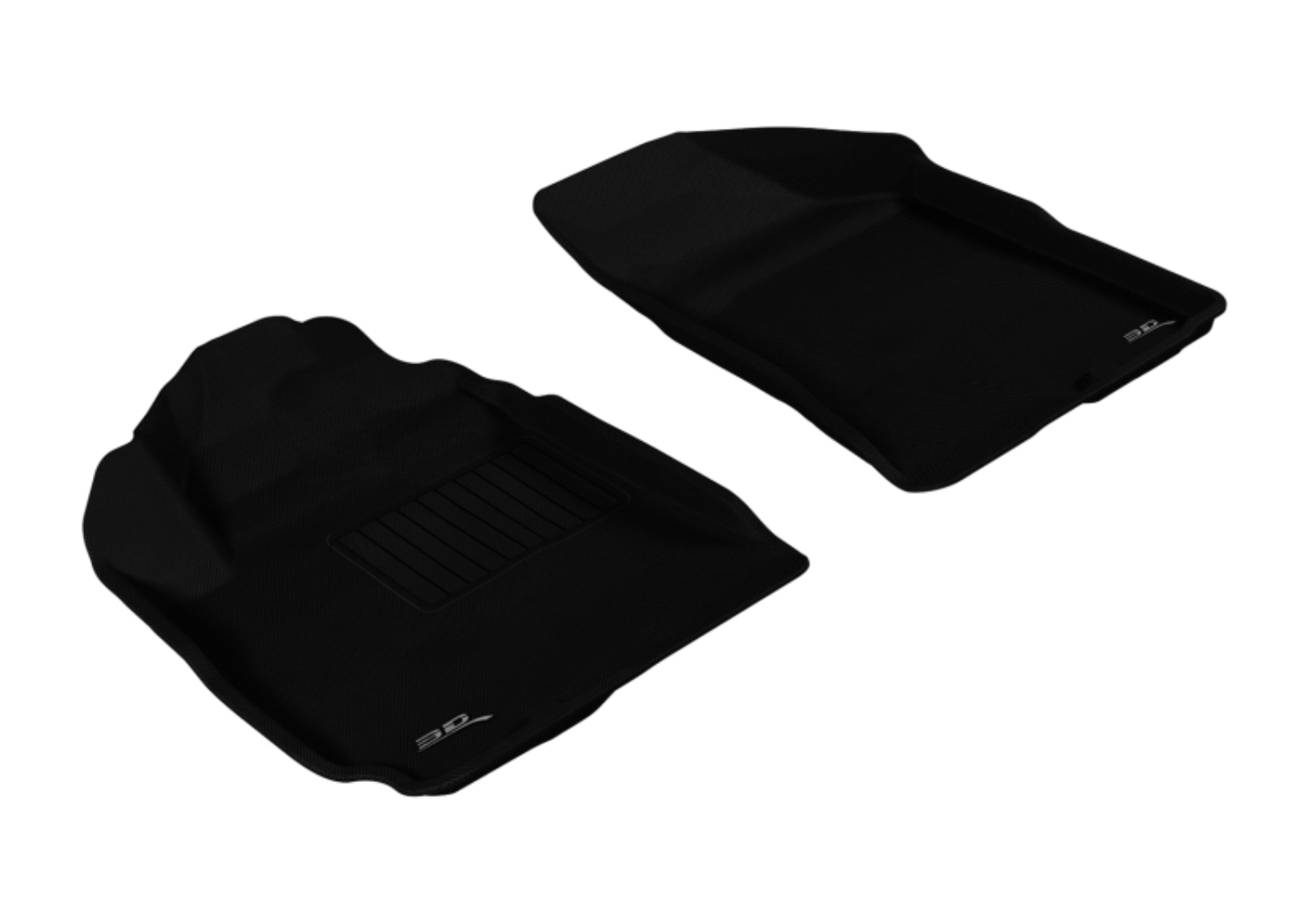 Picture of 3D MAXpider ACE Kagu-Front-Black Floor Mats - L1HY04011509