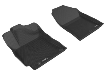 Picture of 3D MAXpider ACE Kagu-Front-Black Floor Mats - L1HY07111509