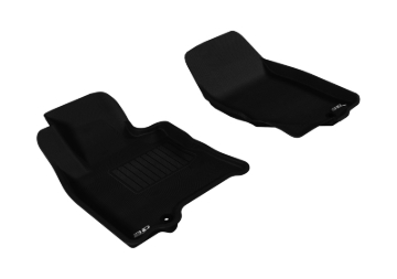 Picture of 3D MAXpider ACE Kagu-Front-Black Floor Mats - L1IN00311509