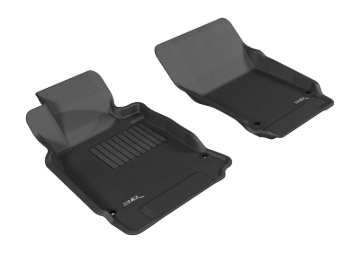 Picture of 3D MAXpider ACE Kagu-Front-Black Floor Mats - L1IN01511509