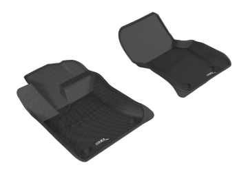 Picture of 3D MAXpider ACE Kagu-Front-Black Floor Mats - L1JG00811509