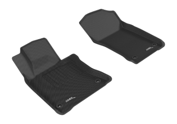Picture of 3D MAXpider ACE Kagu-Front-Black Floor Mats - L1IN02711509