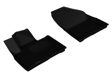 Picture of 3D MAXpider ACE Kagu-Front-Black Floor Mats - L1KA03011509