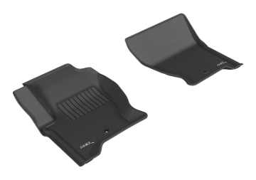 Picture of 3D MAXpider ACE Kagu-Front-Black Floor Mats - L1LR01511509