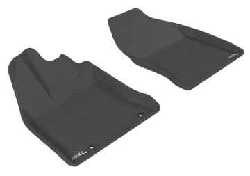Picture of 3D MAXpider ACE Kagu-Front-Black Floor Mats - L1LX02211509