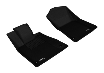 Picture of 3D MAXpider ACE Kagu-Front-Black Floor Mats - L1LX02511509