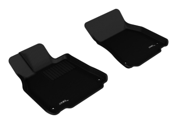 Picture of 3D MAXpider ACE Kagu-Front-Black Floor Mats - L1LX04011509