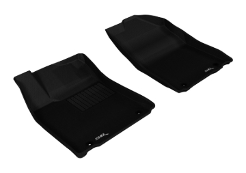 Picture of 3D MAXpider ACE Kagu-Front-Black Floor Mats - L1LX02711509