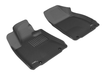 Picture of 3D MAXpider ACE Kagu-Front-Black Floor Mats - L1LX04111509
