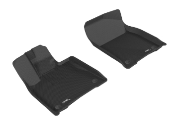 Picture of 3D MAXpider ACE Kagu-Front-Black Floor Mats - L1LX05511509