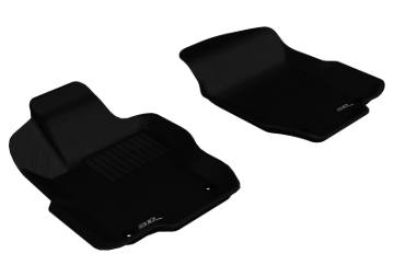 Picture of 3D MAXpider ACE Kagu-Front-Black Floor Mats - L1MB00811509
