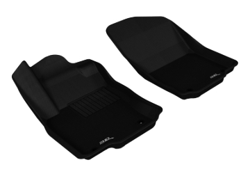 Picture of 3D MAXpider ACE Kagu-Front-Black Floor Mats - L1MB02911509