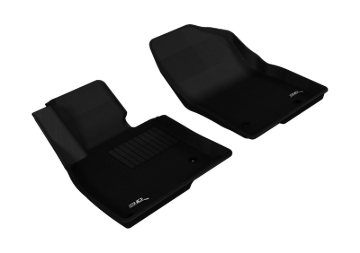 Picture of 3D MAXpider ACE Kagu-Front-Black Floor Mats - L1MZ04011509