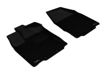 Picture of 3D MAXpider ACE Kagu-Front-Black Floor Mats - L1NS05811509