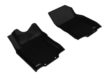 Picture of 3D MAXpider ACE Kagu-Front-Black Floor Mats - L1NS06811509