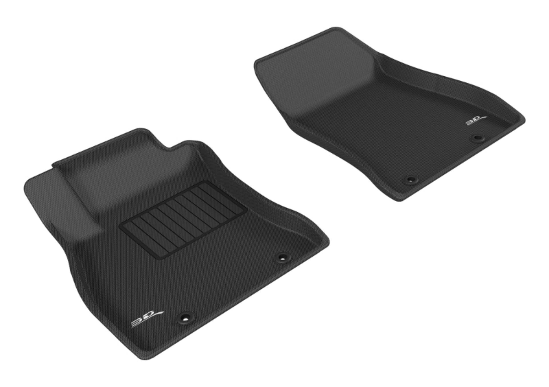 Picture of 3D MAXpider ACE Kagu-Front-Black Floor Mats - L1NS07611509