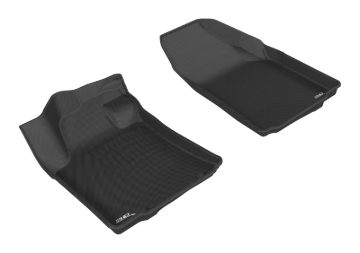 Picture of 3D MAXpider ACE Kagu-Front-Black Floor Mats - L1NS08811509