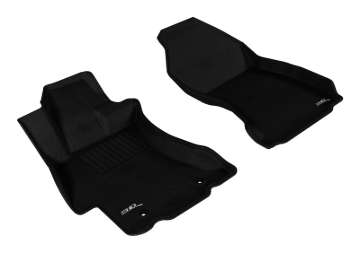 Picture of 3D MAXpider ACE Kagu-Front-Black Floor Mats - L1SB00811509