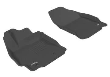 Picture of 3D MAXpider ACE Kagu-Front-Black Floor Mats - L1SC00111509