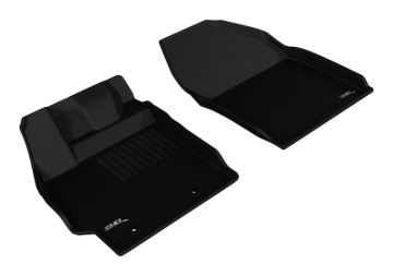 Picture of 3D MAXpider ACE Kagu-Front-Black Floor Mats - L1SC00511509