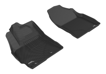 Picture of 3D MAXpider ACE Kagu-Front-Black Floor Mats - L1SC00611509