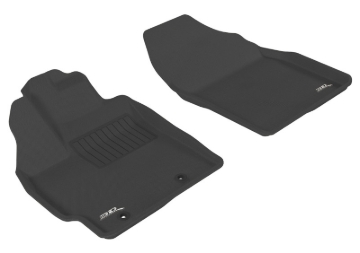 Picture of 3D MAXpider ACE Kagu-Front-Black Floor Mats - L1TY04011509