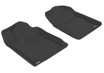 Picture of 3D MAXpider ACE Kagu-Front-Black Floor Mats - L1TY05511509
