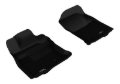 Picture of 3D MAXpider ACE Kagu-Front-Black Floor Mats - L1TY04411509