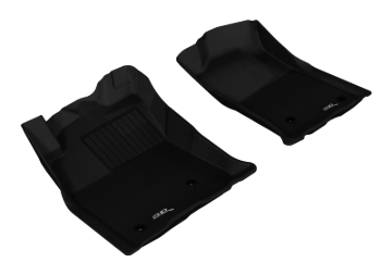 Picture of 3D MAXpider ACE Kagu-Front-Black Floor Mats - L1TY05711509