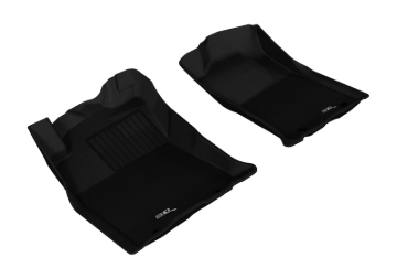Picture of 3D MAXpider ACE Kagu-Front-Black Floor Mats - L1TY09011509