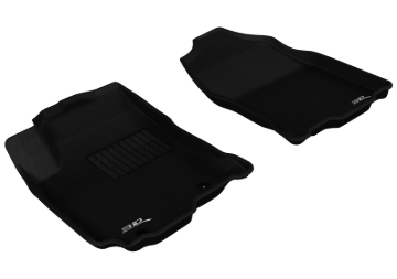 Picture of 3D MAXpider ACE Kagu-Front-Black Floor Mats - L1TY12711509