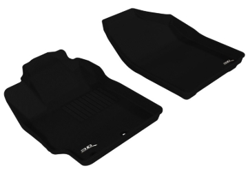 Picture of 3D MAXpider ACE Kagu-Front-Black Floor Mats - L1TY09511509