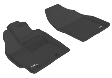Picture of 3D MAXpider ACE Kagu-Front-Black Floor Mats - L1TY09211509