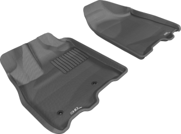 Picture of 3D MAXpider ACE Kagu-Front-Black Floor Mats - L1TY13111509