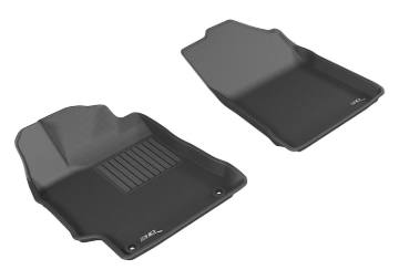 Picture of 3D MAXpider ACE Kagu-Front-Black Floor Mats - L1TY17311509