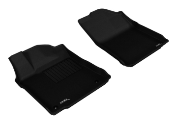Picture of 3D MAXpider ACE Kagu-Front-Black Floor Mats - L1TY13011509