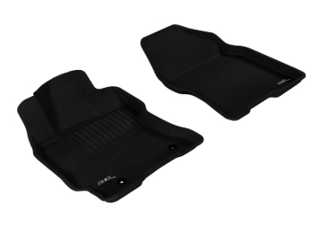 Picture of 3D MAXpider ACE Kagu-Front-Black Floor Mats - L1TY14511509