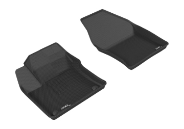 Picture of 3D MAXpider ACE Kagu-Front-Black Floor Mats - L1TY20911509