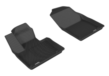 Picture of 3D MAXpider ACE Kagu-Front-Black Floor Mats - L1VV02011509