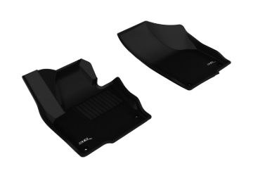 Picture of 3D MAXpider ACE Kagu-Front-Black Floor Mats - L1VW02111509